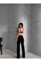 Women's Black Color Lycra Fabric Straight Fit Denim - 7