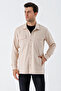 20193 Oversize Men's Shirt - Cream - 5