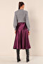 15806 Satin Skirt - Purple - 6