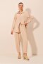 6593 Oversize Double Suit - Beige - 6