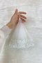 White Bride Groom Halay Handkerchief, Wide Sequins and Pearls, Wedding Henna Promise Engagement Circumcision Bride Bridesmaid - 3