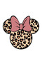 Minnie Leopard Sticker - Car, Motorcycle, Helmet, Laptop, Glass 12X11 cm