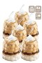 6 Pcs - 300 ml Cold, Hot Coffee Presentation Cup Grape Seed Cup - with Glass Straw