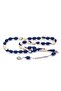 Dark Blue Color Billiard Simile Powder Amber Prayer Beads