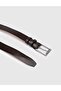 Novak Men's Belt Brown Genuine Opening Leather