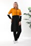 Women's Hijab Tracksuit Set Long Casual Sports Set Mustard - 5