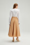 GREATED SATIN SKIRT - 5