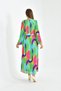 Fuchsia Pleated Women's Dress 30493 Model Number - 7