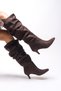 Jenfarrel Women's Bellows Boots 00126000 Brown Suede - 5