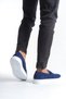Slw180 Estilo X Laceless Suede Men's Casual Sports Classic Shoes Bt Navy Blue - 3