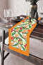 40X140Cm Decorative Thai Feather Tablecloth - Stain Printed, Non-Slip Washable Runner