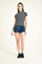 2 Pieces Stand Collar Short Sleeve Camisole T-Shirt - 6
