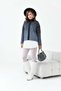 Women's Zipper Detailed Cardigan Gray Black 20870 - 4