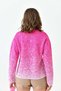 Women's Zipper Detailed Cardigan Fuchsia 20870 - 7