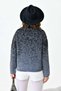 Women's Zipper Detailed Cardigan Gray Black 20870 - 7