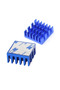 Blue Aluminum Heatsink - Passive Chipset, 1.4*1.4*6 mm - 4