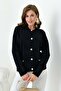 Women's Accessory Detailed Cardigan Black 20749 - 2