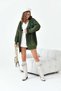 Women's Brooch Detailed Cardigan Khaki 20789 - 4