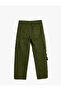 Cargo Jeans Pocket Detailed Cotton - 4