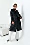 Women's Comfortable Fit Abaya Cap Black 30864 - 4