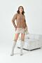 Women's Accessory Detailed Cardigan Biscuit 20749 - 5