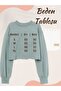 Women's Rhythm Printed Oversize Waist Lace-Up Crop Sweatshirt - 5