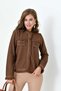 Women's Fringe Detailed Cardigan Brown 20795 - 2