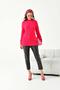 Women's Basic Half Turtleneck Sweater Fuchsia 20878 - 6