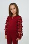 Stylish Jumpsuit Night and Party Outfit with Tulle Sleeve Detail - 8