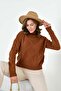 Women's Brass Knit Turtleneck Sweater Copper 20909 - 4