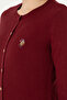 Women's Claret Red Basic Knitwear Cardigan 50288991 -Vr014 - 7