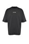 Anthracite Oversized/Wide Cut Puffy Printed 100% T-Shirt TMNSS23TS00171 - 10