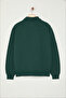 Zümrüt Oversize/Geniş Kesim Dik Yaka Fermuarlı Etiketli İçi Polarlı Sweatshirt TMNAW25SW00168 - 8