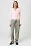 Powder Button Long Sleeve Ribbed Knit Cardigan Mg2177