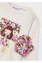 Winter Girl's Hair Bandana T-Shirt - Cream - 4