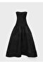 Corset Dress with Semi-Transparent Skirt - 2