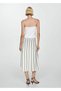 Straight Neckline Halterneck Blouse - 4