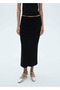 Ribbed Midi Skirt