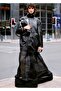 Corset Dress with Semi-Transparent Skirt - 8