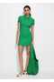 Textured Polo Collar Dress - 2