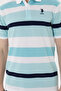 Men's Regular Fit Polo Neck Mint T-Shirt 50288479-Vr090 - 6