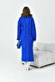 Women's Glitter Detailed Double Suit Cobalt Blue 20731 - 7