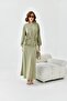 Women's Gathered Jacket and Skirt Suit Çağla 30725 - 4
