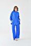 Women's Zippered Suit Cobalt Blue 30704 - 5