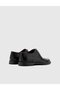 Morus Genuine Analin Leather Men's Black Classic Shoes - 4