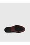 Morus Genuine Analin Leather Men's Black Classic Shoes - 5