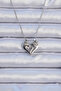 Silver Color Magnet Heart Necklace (316L Steel) - 2