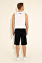 Men's Navy Blue Knitted Shorts 50289284 -Vr033 - 4
