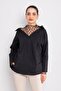 50284 Mesh Detail Cotton Long Sleeve Shirt - 3