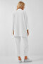 White Kimono Trousers Knitted Set - 2